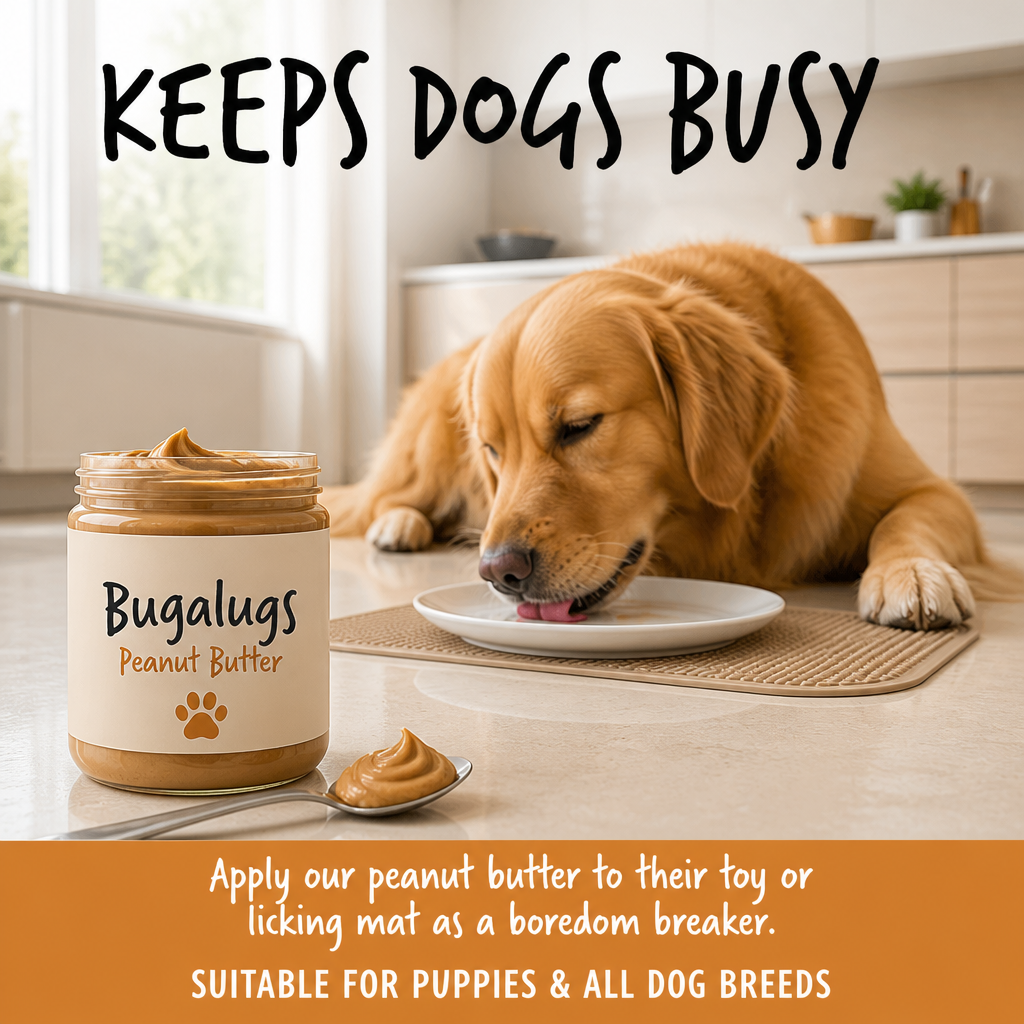 Bugalugs Natural peanut butter for dogs 340g