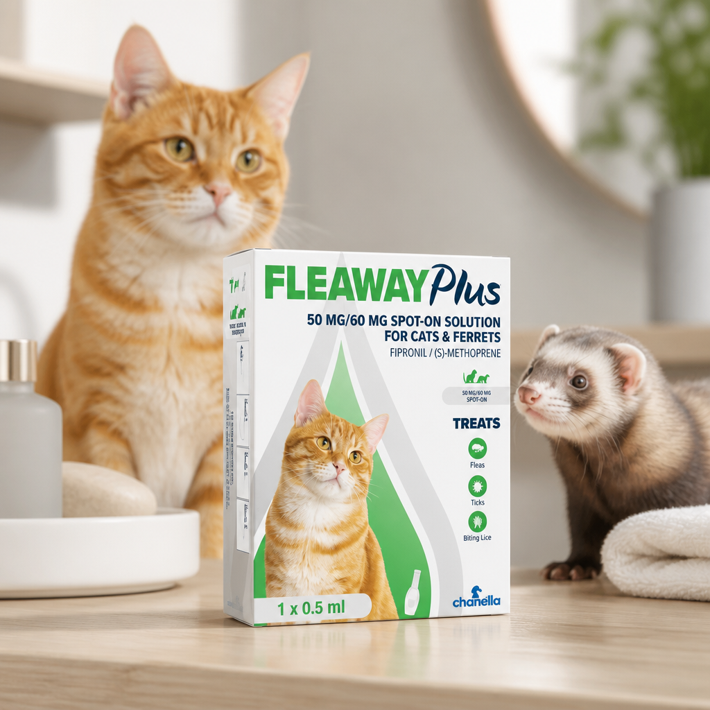 Fleaway plus spot on for cats and ferrets 1 pipette