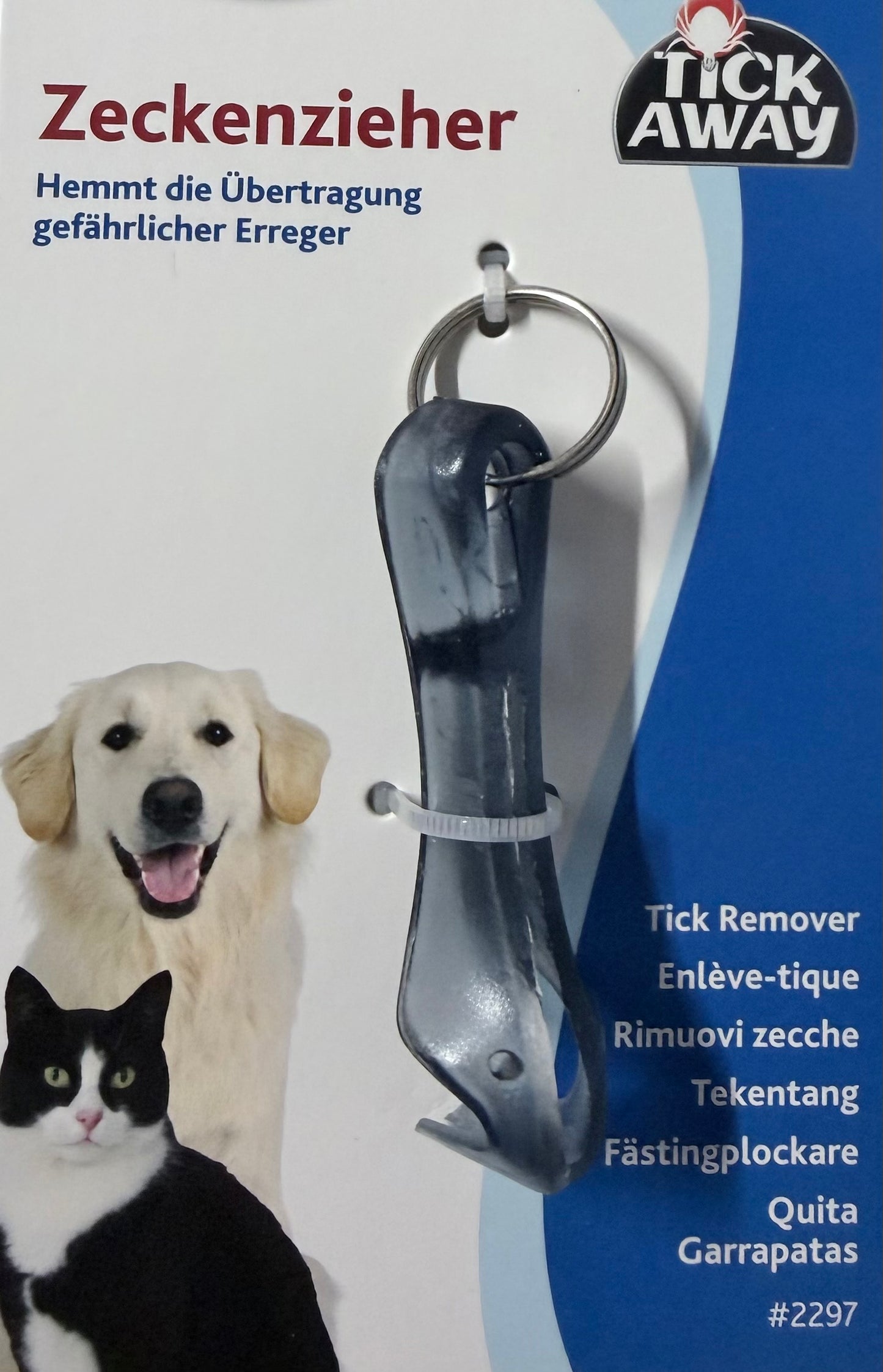 Trixie Tick Remover plastic Tweezers 6.5cm