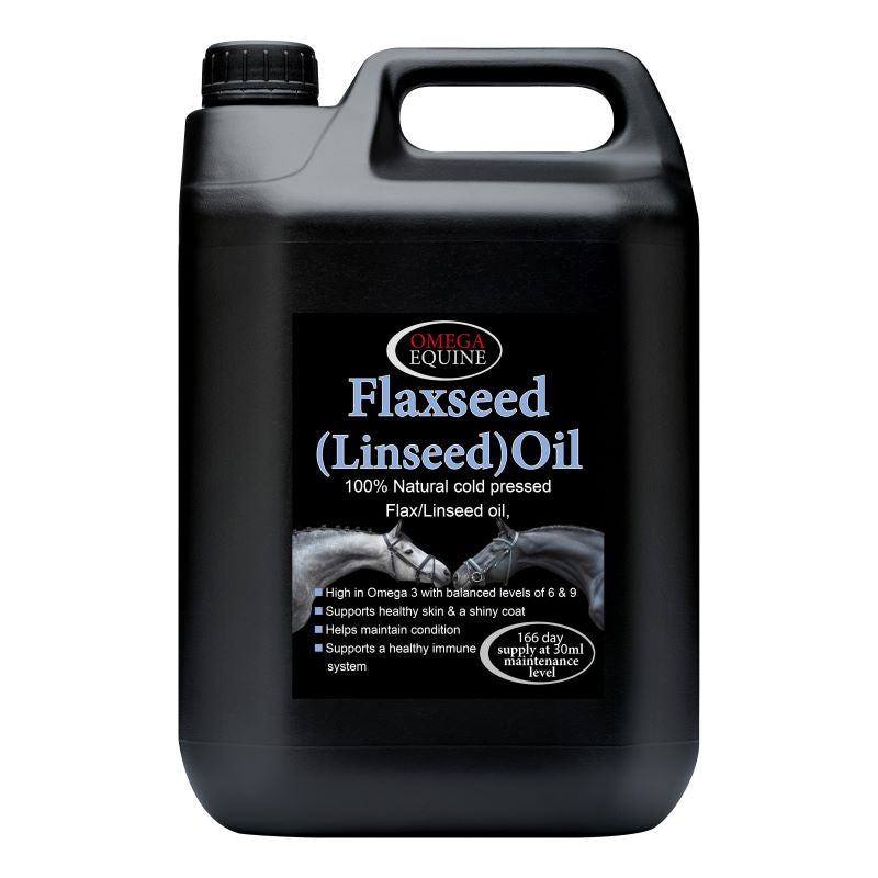 Omega Equine cold pressed Flaxseed (linseed)oil 5L