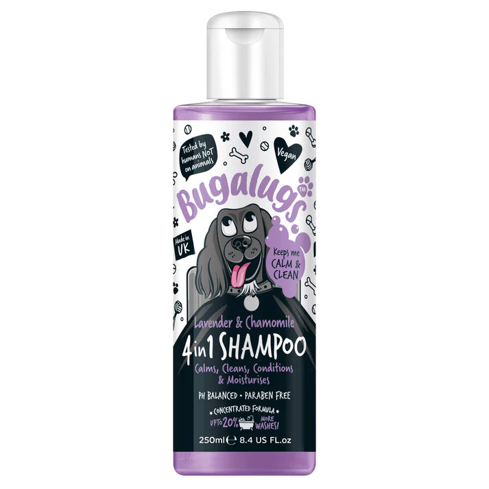 Bugalugs 4 in 1 shampoo lavender & chamomile 500ml