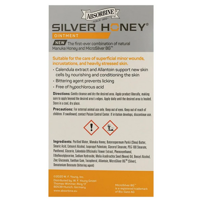 Absorbine silver honey ointment 57g