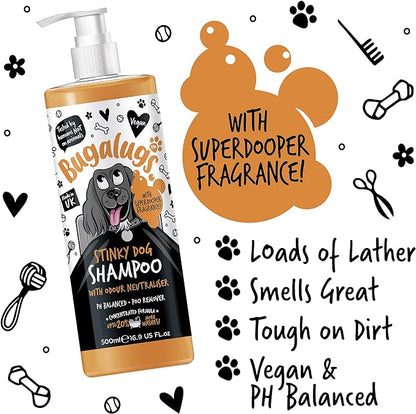 Bugalugs stinky dog shampoo 500ml