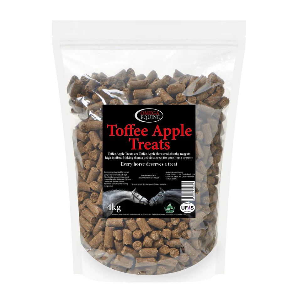 Omega Equine Toffee Apple treats 4kg