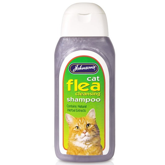 Johnsons cat flea shampoo 125ml