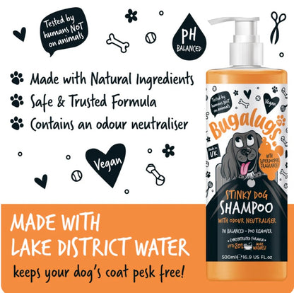 Bugalugs stinky dog shampoo 500ml