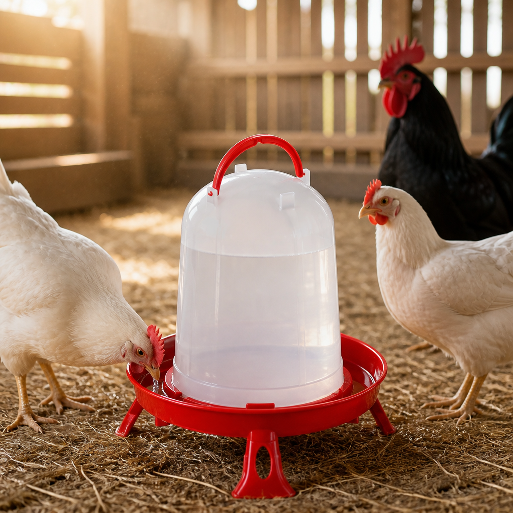 Copele Poultry drinker FLAT or LEGS ( 5 litre )