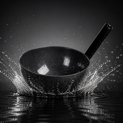 Stubbs steel handle round scoop