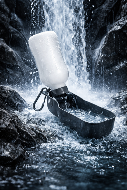 Trixie Travel water bottle with bowl 250ml