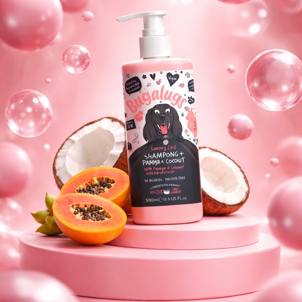 Bugalugs shampoo & conditioner papaya & coconut 500ml