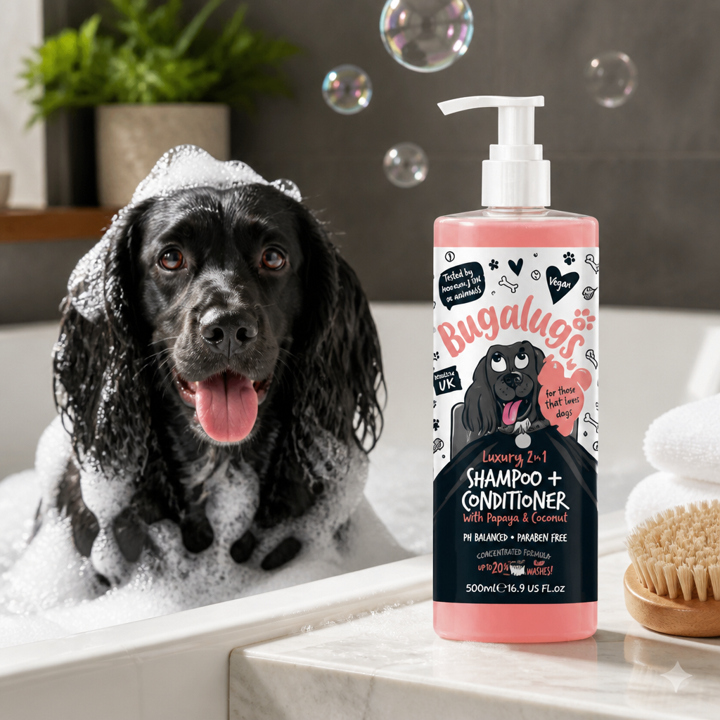 Bugalugs shampoo & conditioner papaya & coconut 500ml
