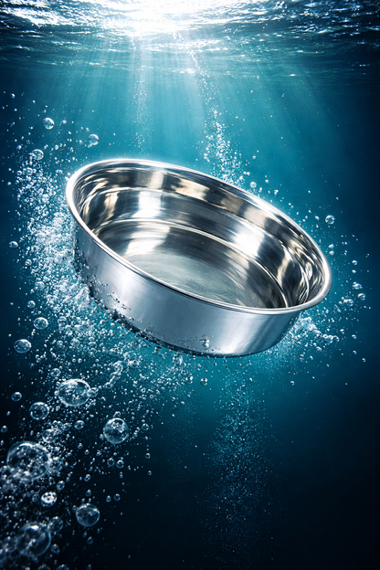 Trixie Stainless steel/ rubber base bowl 2.5L/24cm