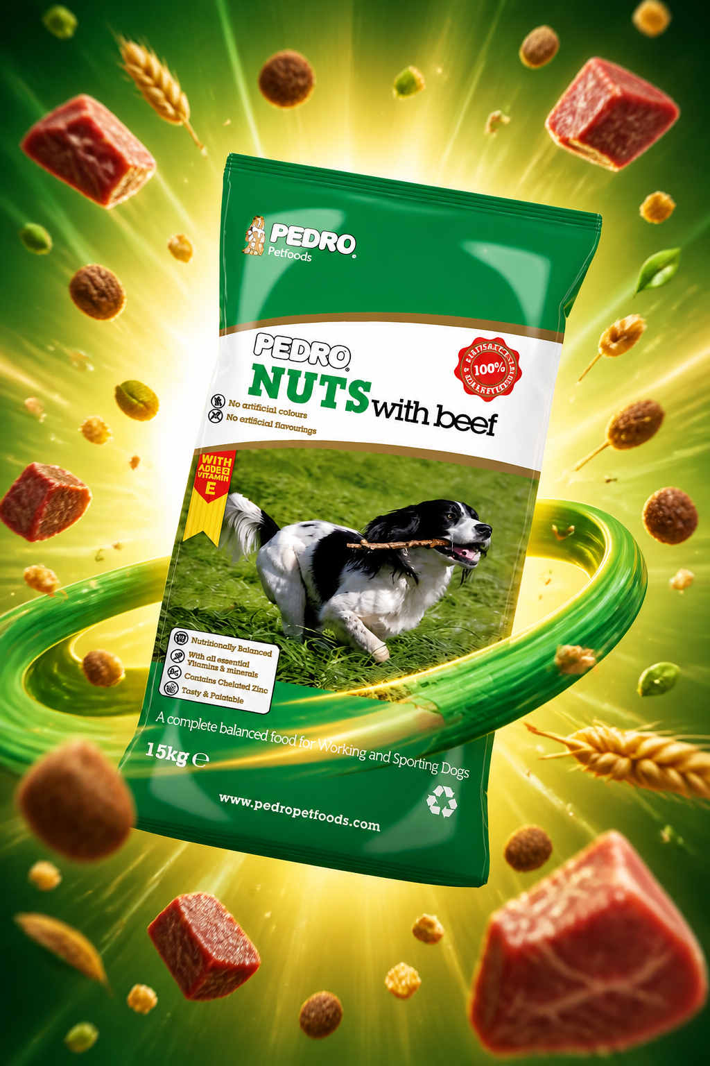 Pedro Dog Nuts with Beef 15kg