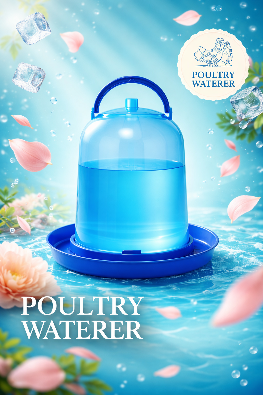 Copele Poultry drinker FLAT or LEGS ( 5 litre )