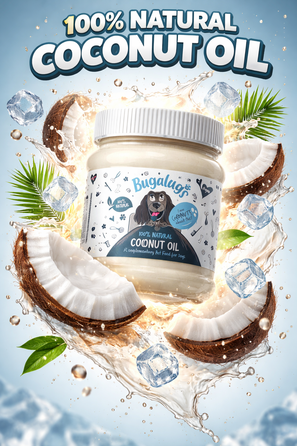 Bugalugs Dog-Friendly Coconut oil 340g