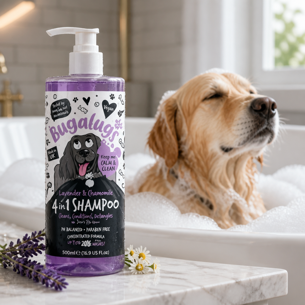 Bugalugs 4 in 1 shampoo lavender & chamomile 500ml
