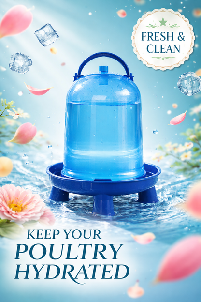 Copele Poultry drinker FLAT or LEGS ( 5 litre )