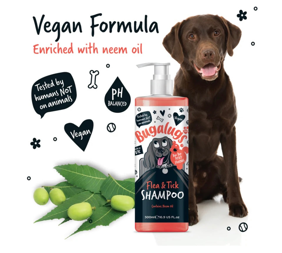 Bugalugs flea & tick shampoo 500ml