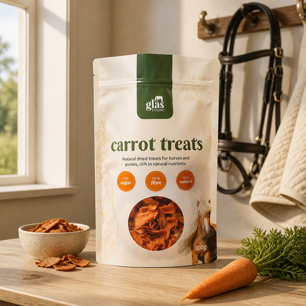 Glas Equine Natural Carrot Horse Treats 300g
