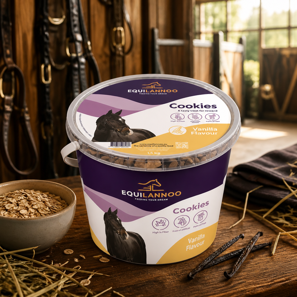 Equine Cookies Vanilla Flavour 1.5kg tub