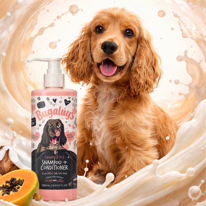 Bugalugs shampoo & conditioner papaya & coconut 500ml