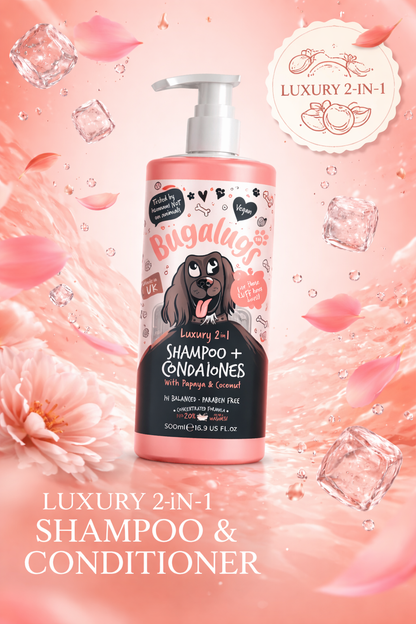 Bugalugs shampoo & conditioner papaya & coconut 500ml