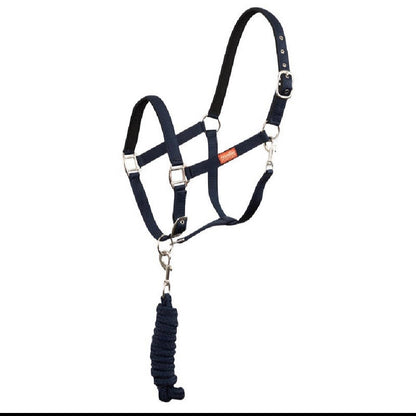Shetland pony halter & rope set