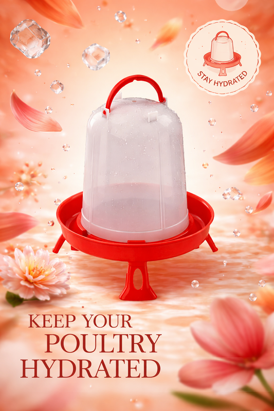 Copele Poultry drinker FLAT or LEGS ( 5 litre )