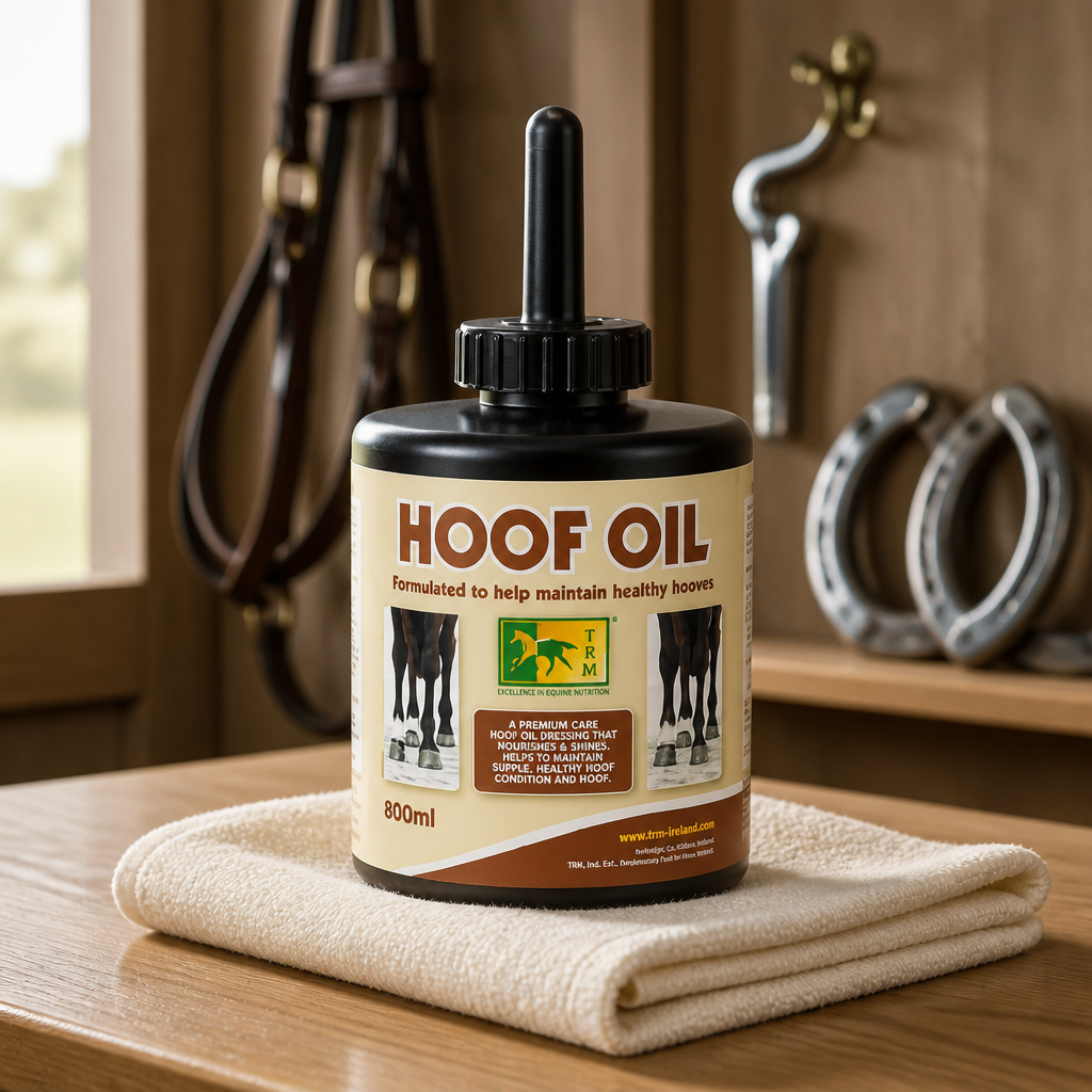 Hoof Oil & Brush 800ml  TRM