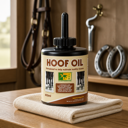 Hoof Oil & Brush 800ml  TRM