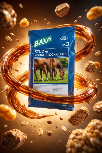 Baileys No3 Stud & Youngstock cubes 20kg