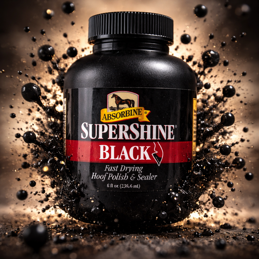 Absorbine Hoof Polish SuperShine 236ml ( BLACK )
