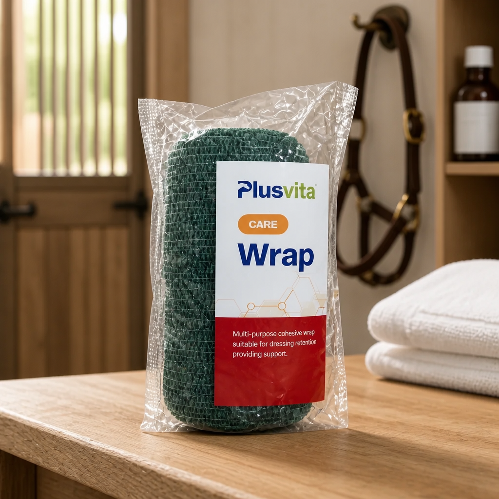 Wrap 10cm  x 2m flat/ 4.5m stretched Plusvital