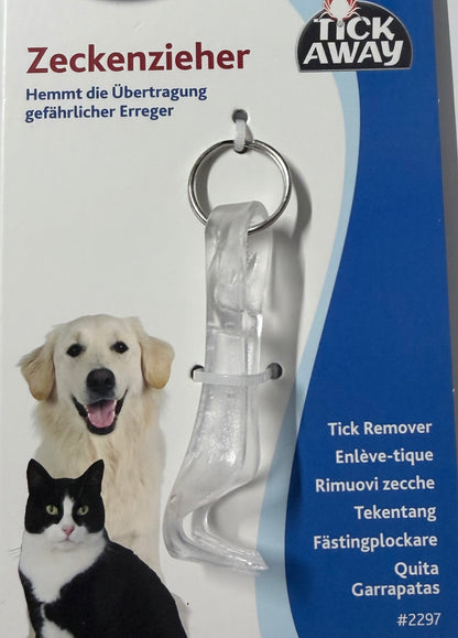 Trixie Tick Remover plastic Tweezers 6.5cm