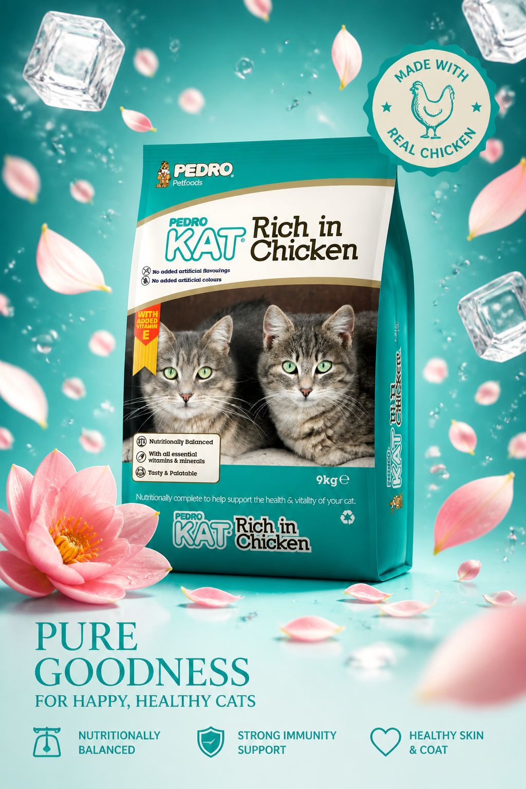 Pedro Kat Chicken & Liver 9kg