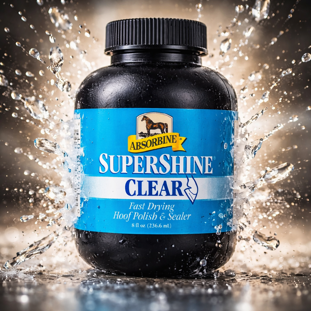 Absorbine Hoof Polish Supershine 236ml ( CLEAR )