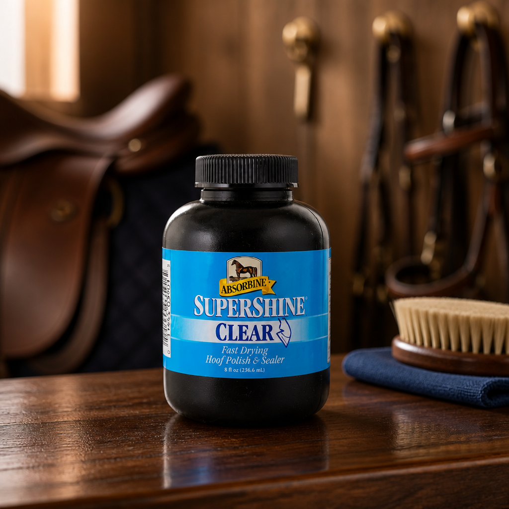 Absorbine Hoof Polish Supershine 236ml ( CLEAR )