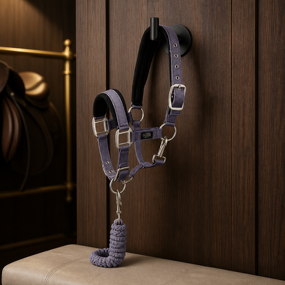 Pony & Cob Halters with lead ropes