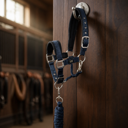 Pony & Cob Halters with lead ropes