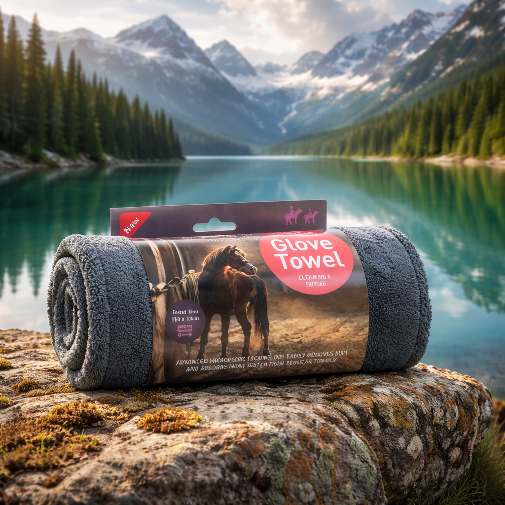 Henry Wag Equine Microfibres Glove Towel