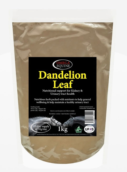 Omega Equine Dandelion Leaf 1kg