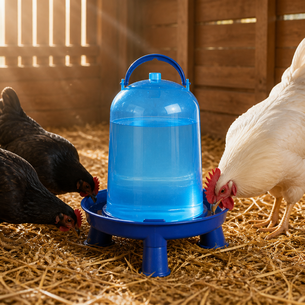 Copele Poultry drinker FLAT or LEGS ( 5 litre )