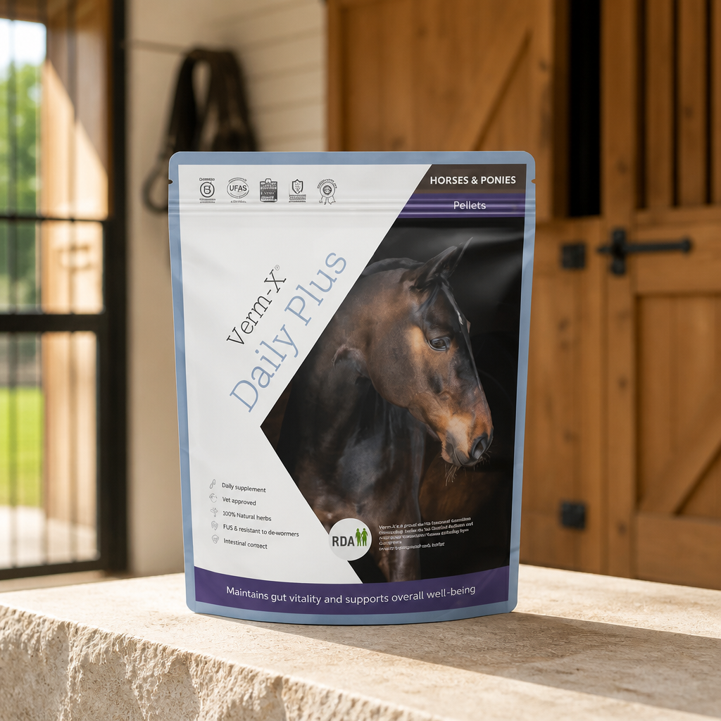 VERM X DAILY PLUS FOR HORSES 1.5KG POUCH