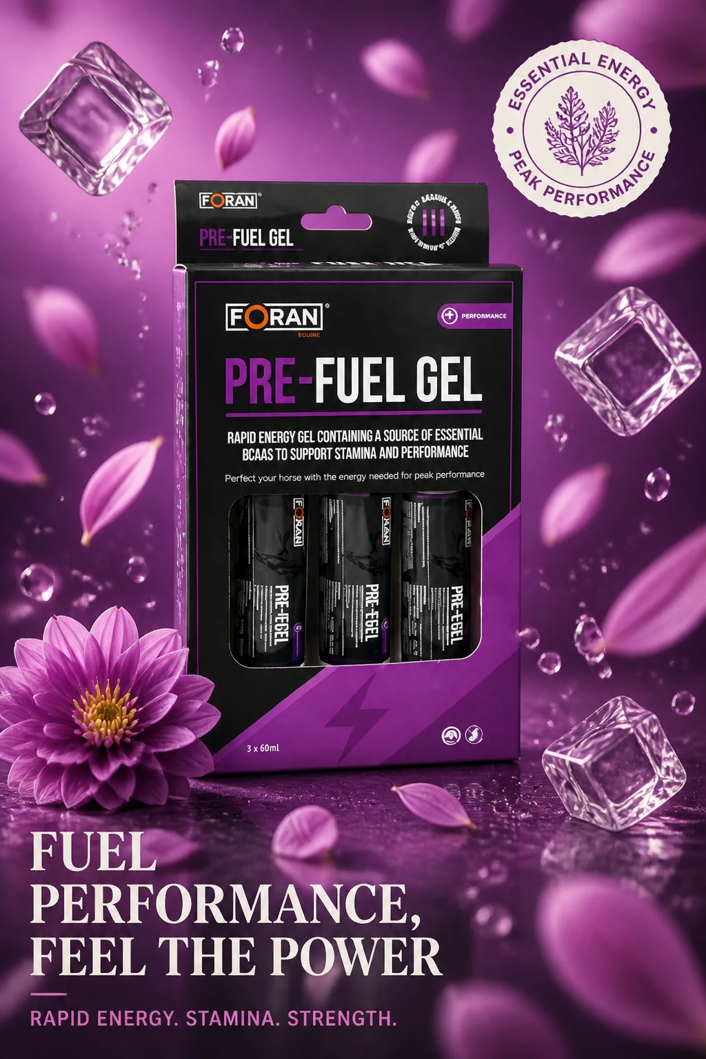 Foran Pre-Fuel Gel triple pack ( 3 x 60ml)