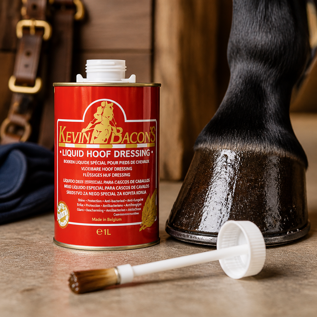 Kevin Bacon Liquid Hoof Dressing 500ml Brush included