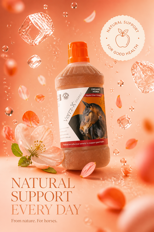 VERM X Organic Apple Cider Vinegar for Horses 1 Litre