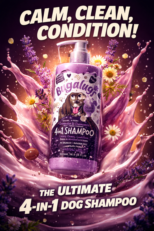Bugalugs 4 in 1 shampoo lavender & chamomile 500ml