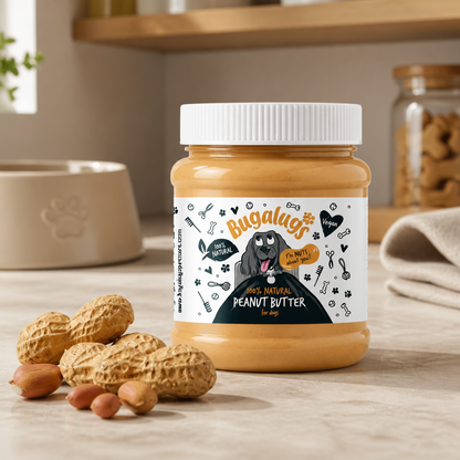 Bugalugs Natural peanut butter for dogs 340g