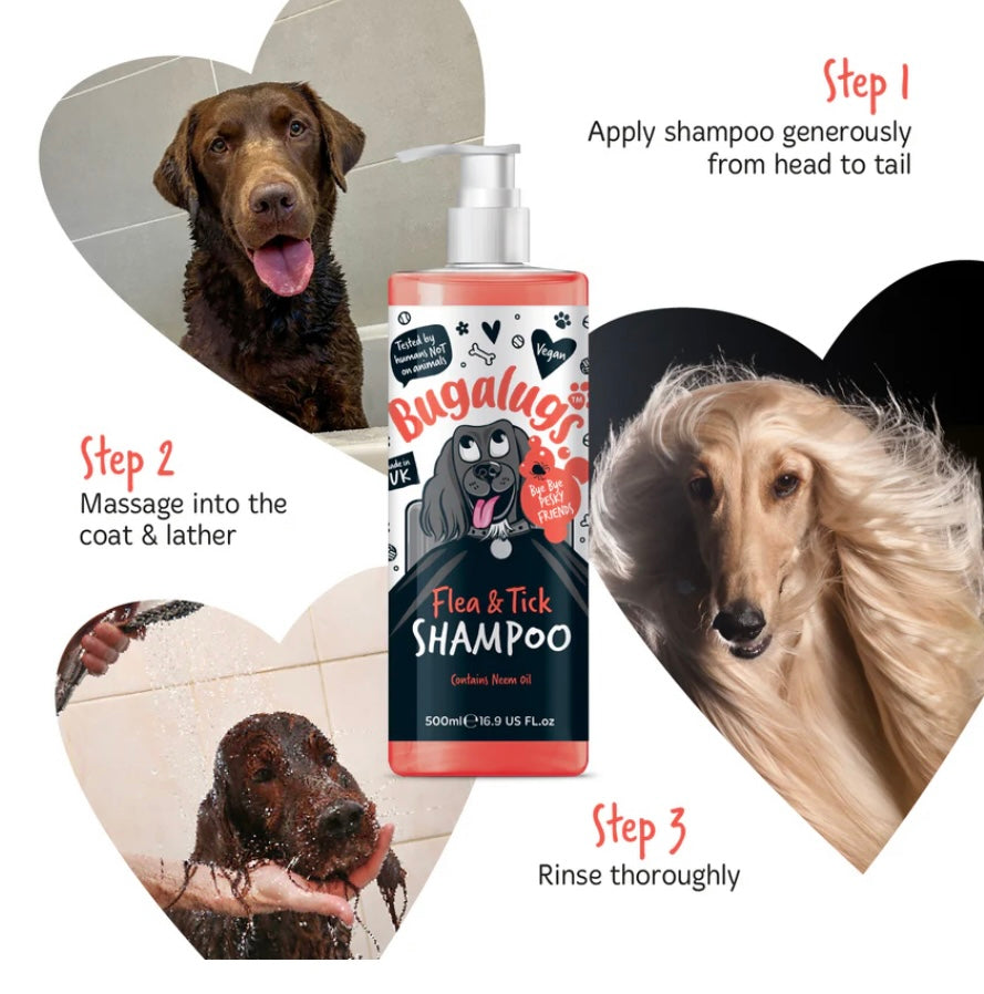 Bugalugs flea & tick shampoo 500ml