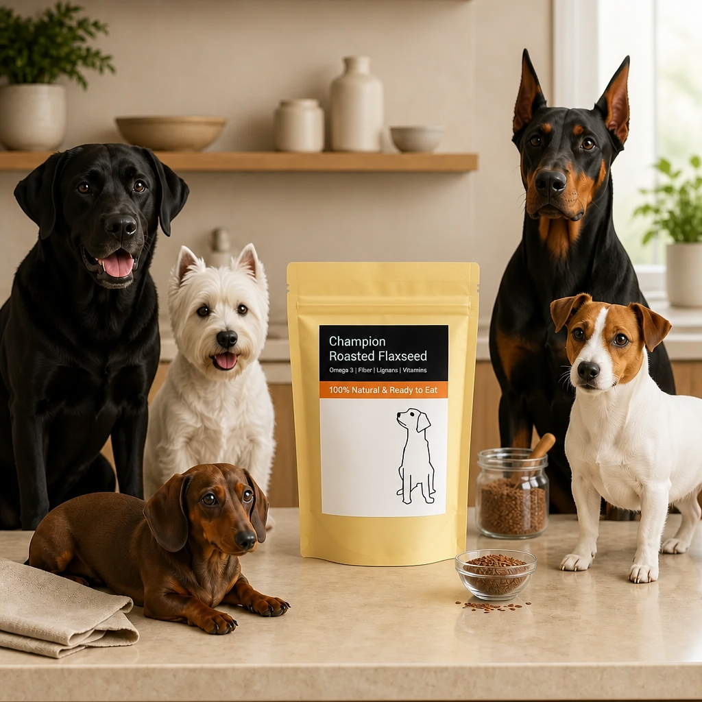 Champion Roasted Canine Flaxseed 425g